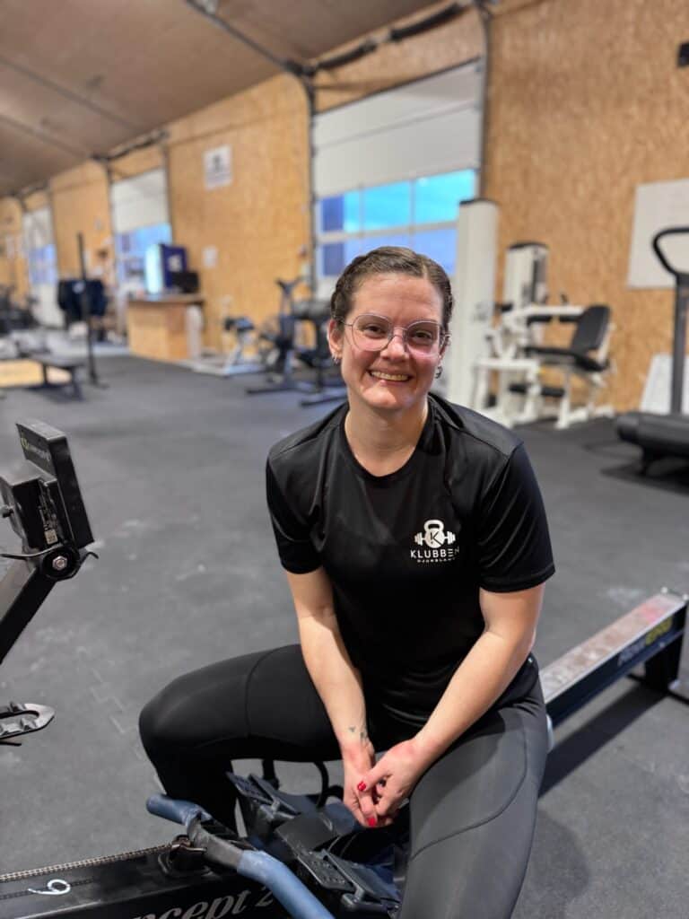 Vores dygtige Crossfit instruktør hos Klubben Djursland i Hornslet Matilde