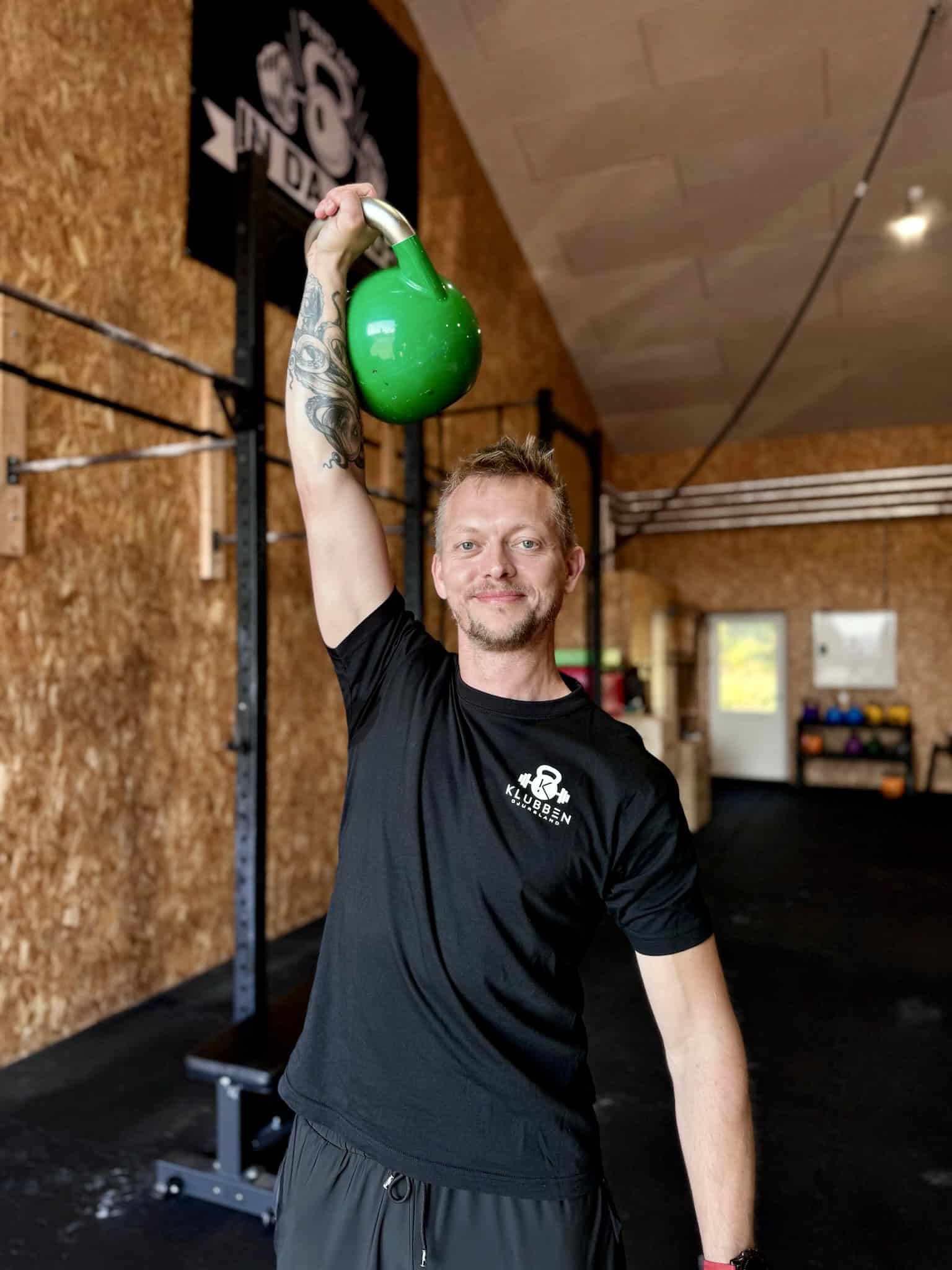 Vores dygtige Crossfit instruktør hos Klubben Djursland i Hornslet Rasmus Munch