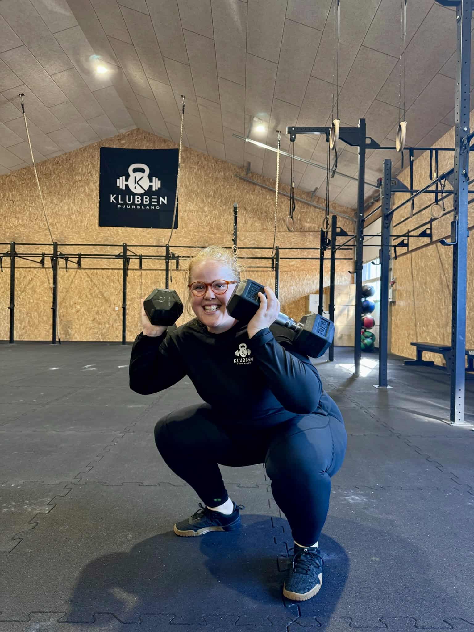 Vores dygtige Crossfit instruktør hos Klubben Djursland i Hornslet Rikke